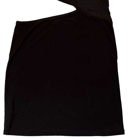 Style Society Mesh Cutout Dress Black Stretchy Small Cocktail Club Sexy Party - Picture 5 of 10